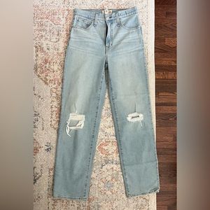 NWT Madewell The perfect vintage straight jean 25